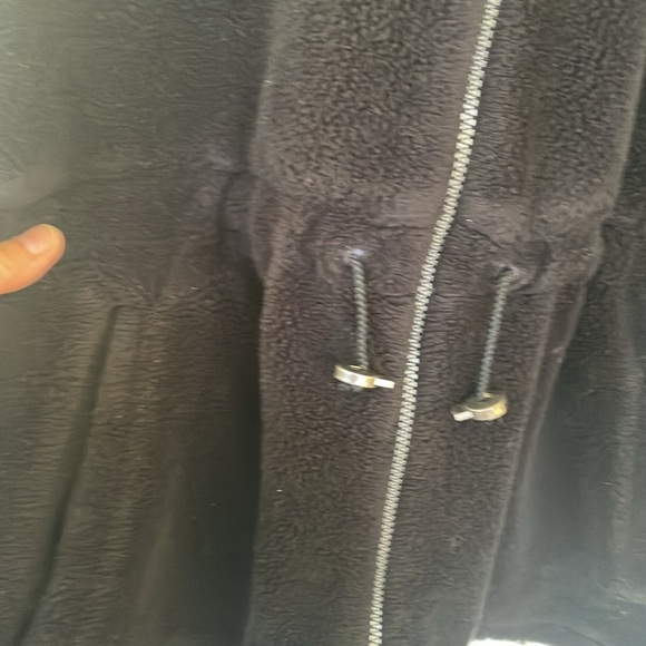 NILS Resort Wear Cozy Black Plush Teddy  Coat - Picture 6 of 12